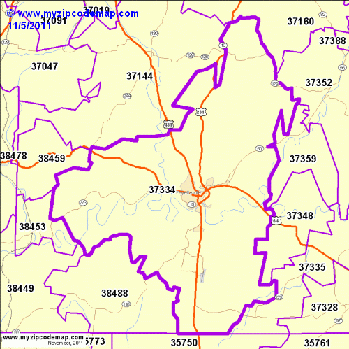 map of 37334