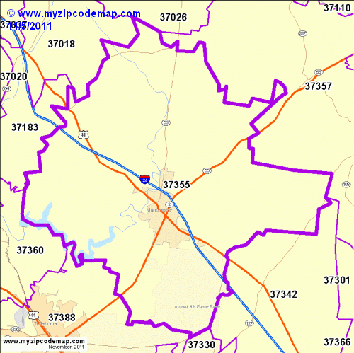 map of 37355