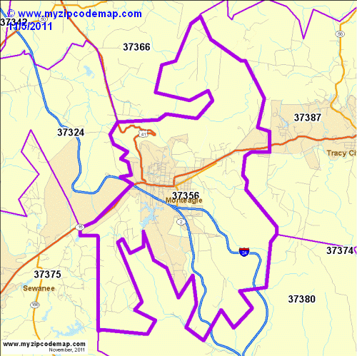 map of 37356