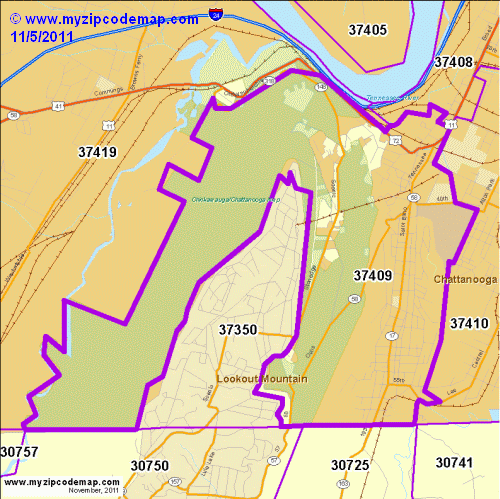map of 37409