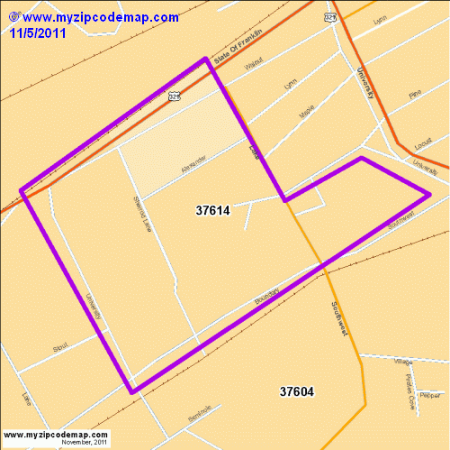 map of 37614