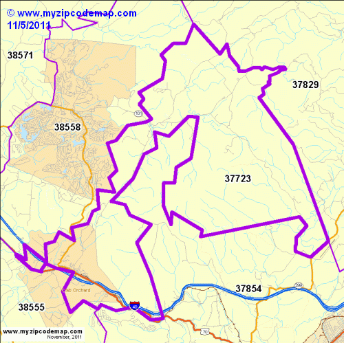 map of 37723