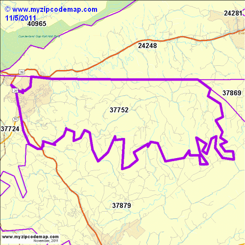 map of 37752