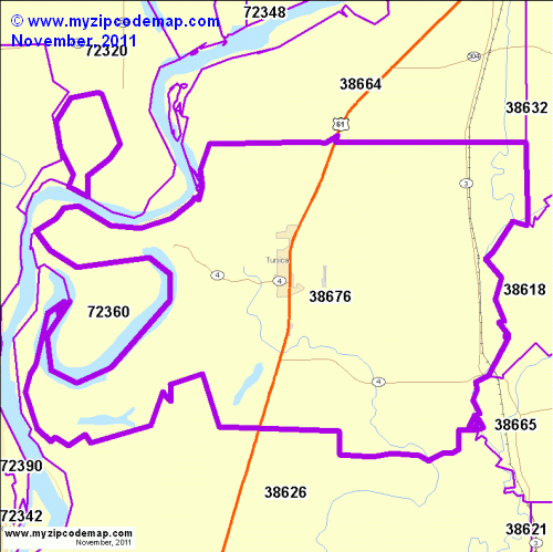 map of 38676