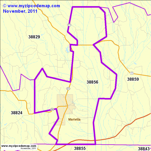 map of 38856