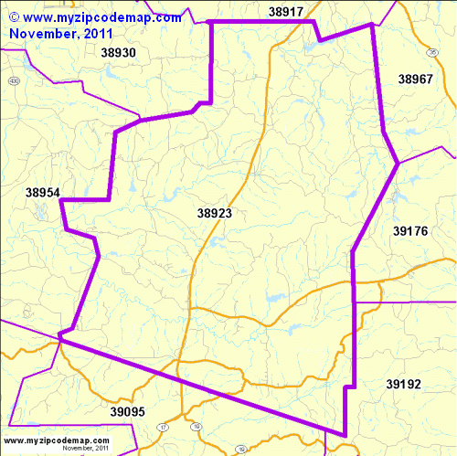 map of 38923