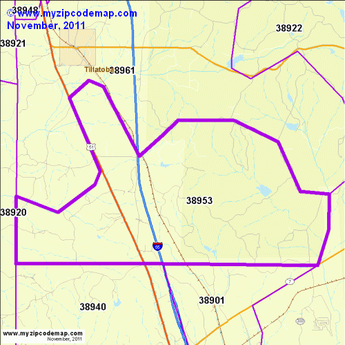 map of 38953