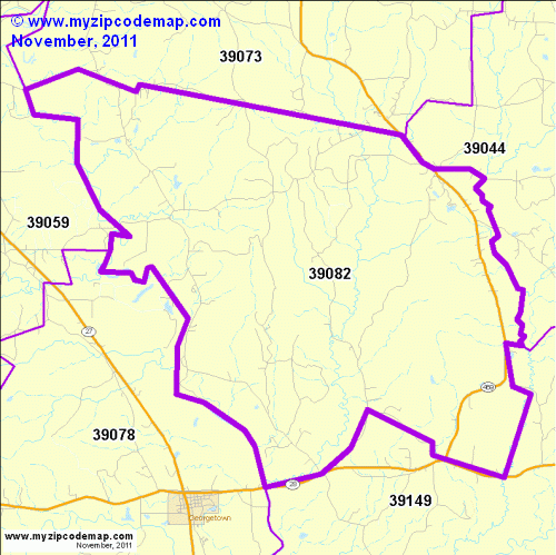 map of 39082
