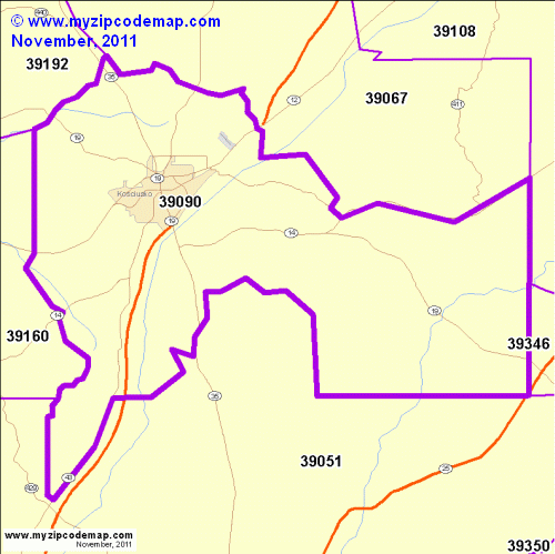map of 39090