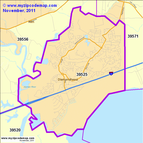 map of 39525