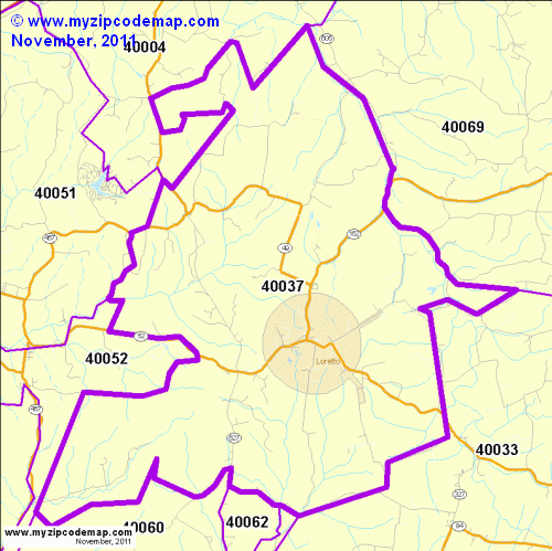 map of 40037