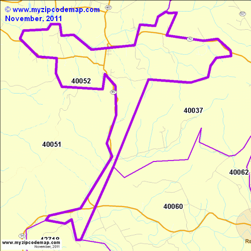 map of 40052