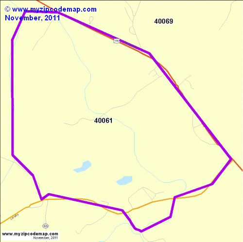 map of 40061