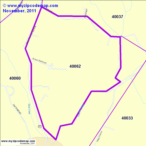 map of 40062