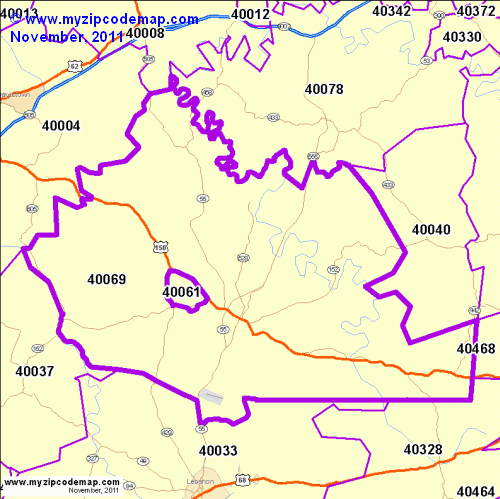 map of 40069