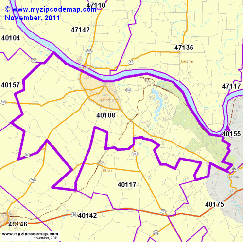map of 40108