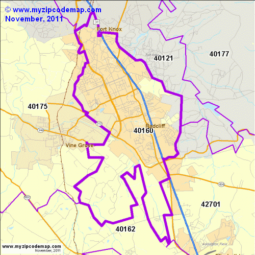 map of 40160