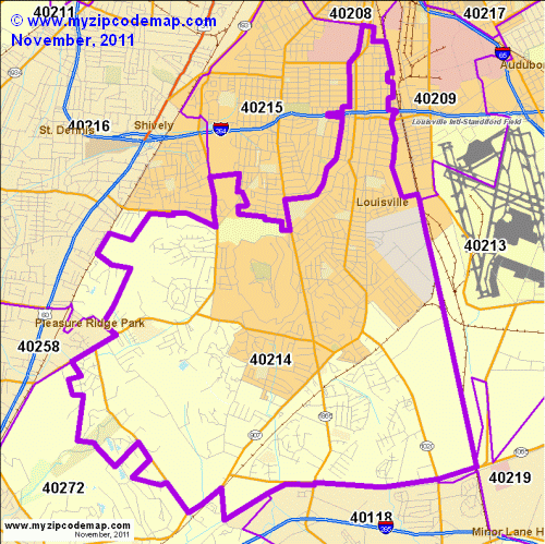 map of 40214