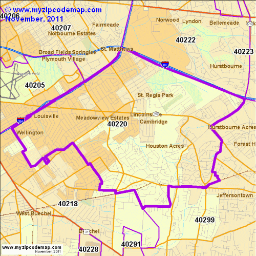 map of 40220