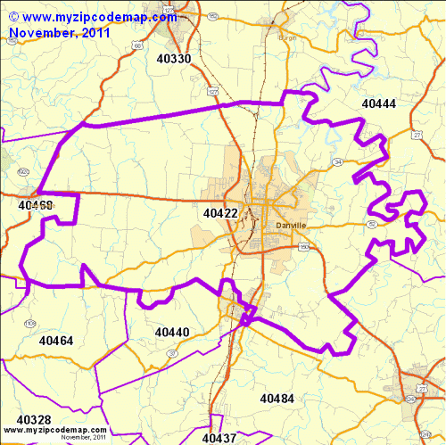 map of 40422