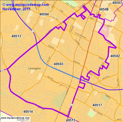 map of 40503