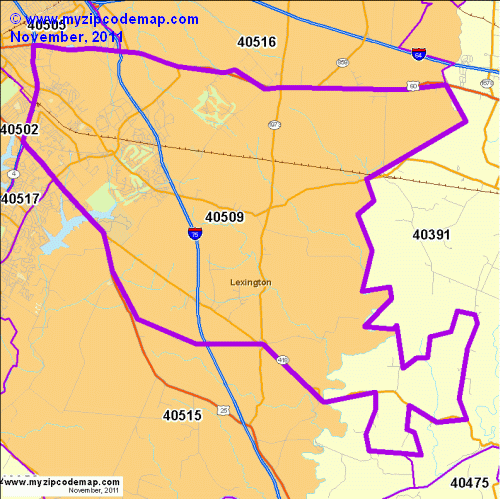 map of 40509