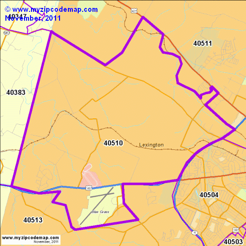 map of 40510