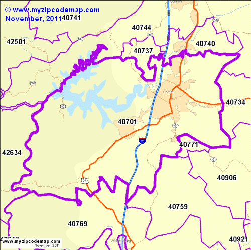 map of 40701