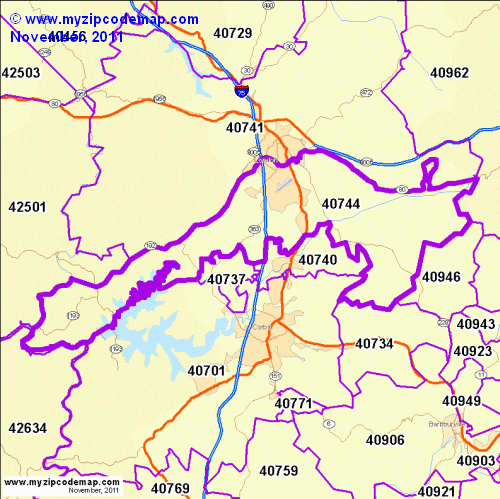 map of 40744