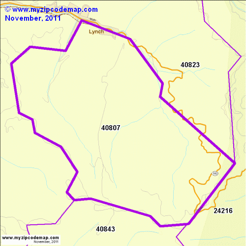 map of 40807