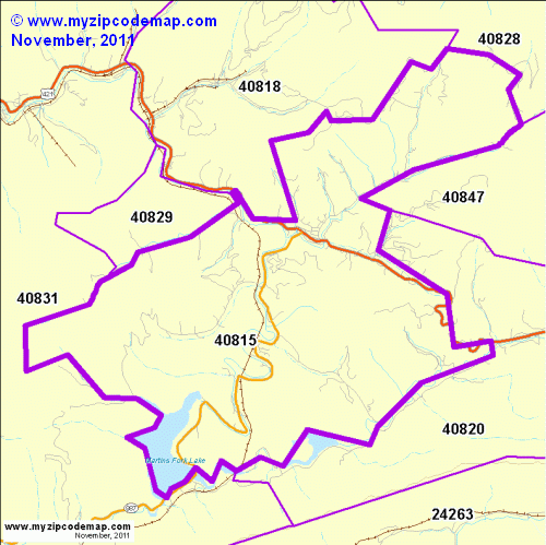 map of 40815