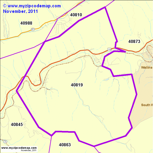 map of 40819