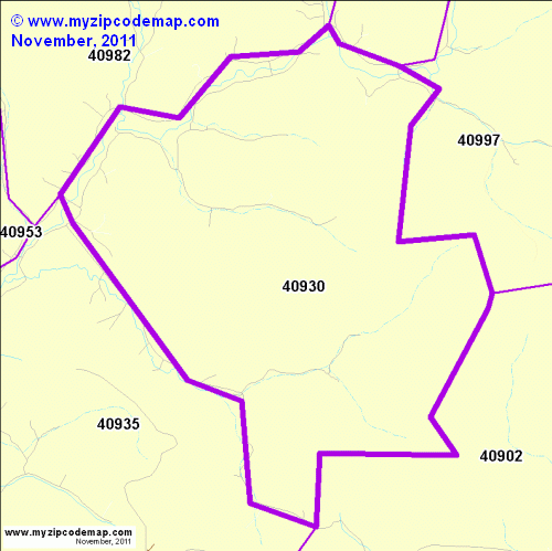 map of 40930