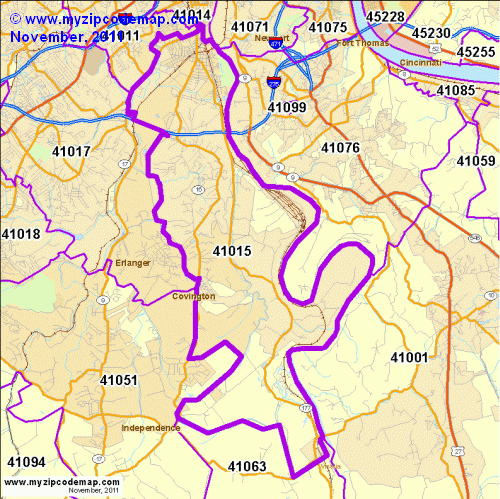 map of 41015
