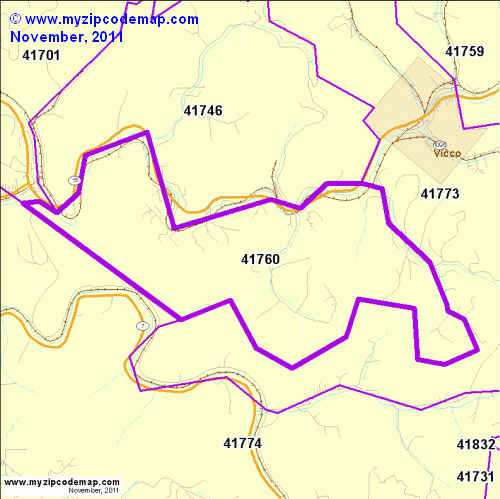 map of 41760