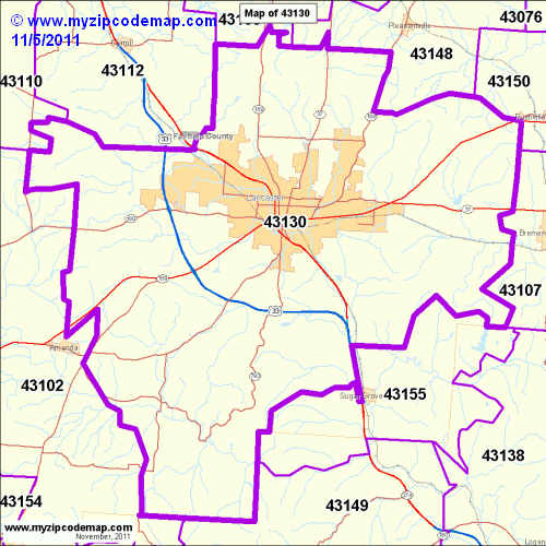 map of 43130