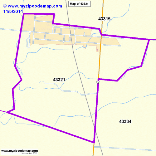 map of 43321