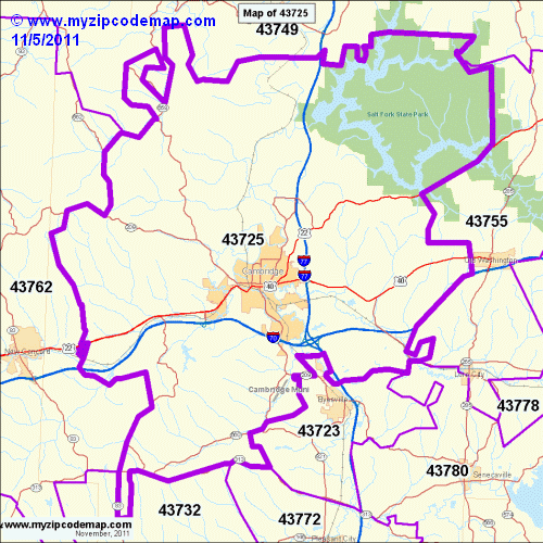 map of 43725