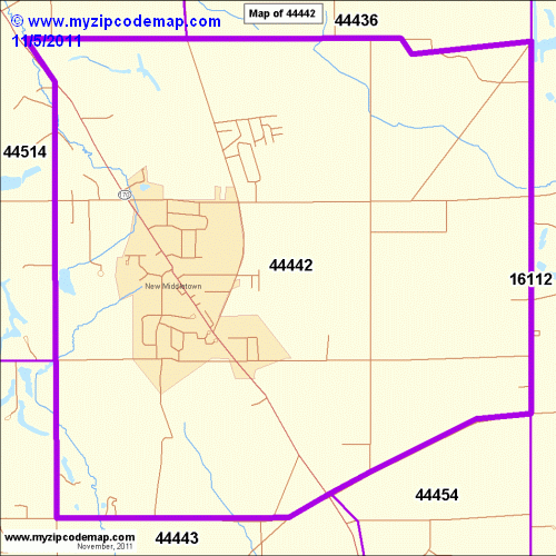 map of 44442