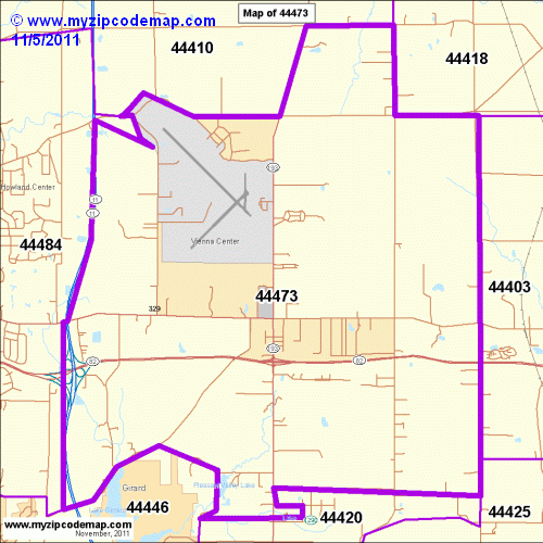 map of 44473
