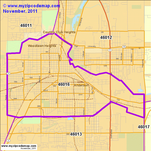 map of 46016