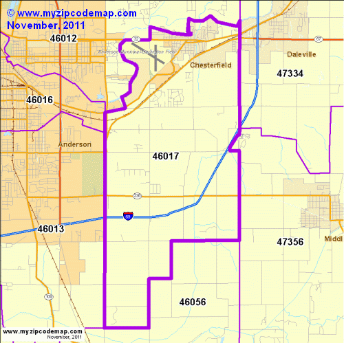 map of 46017