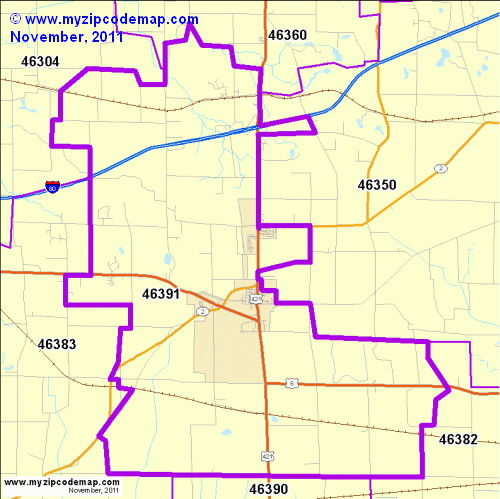 map of 46391