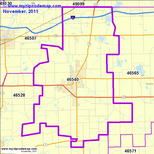 map of 46540
