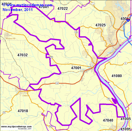 map of 47001