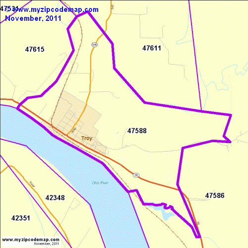 map of 47588