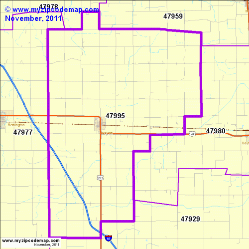 map of 47995