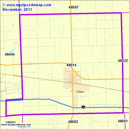 map of 48014