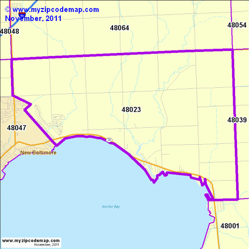map of 48023