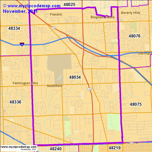 map of 48034